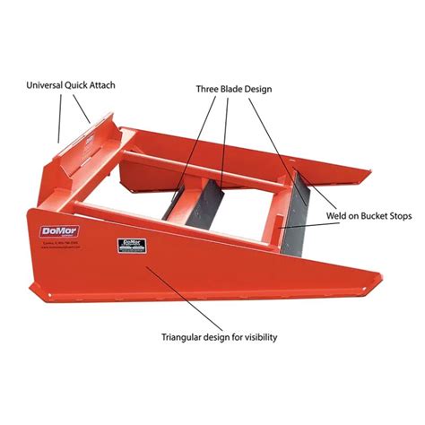 domor skid steer attachments|domor tb series.